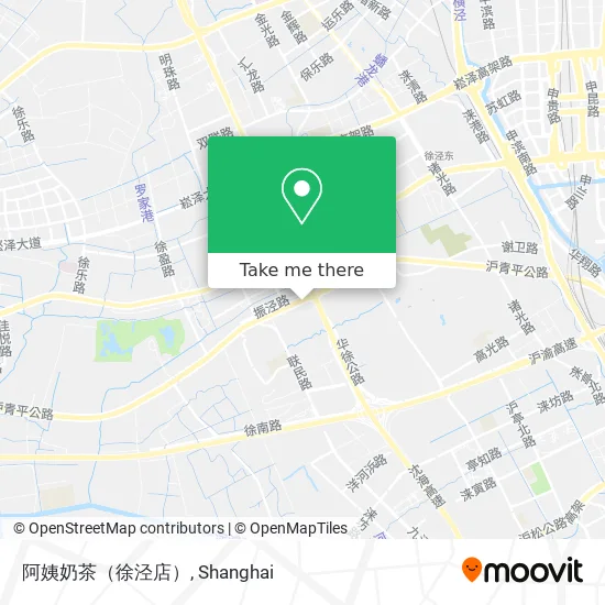 阿姨奶茶（徐泾店） map