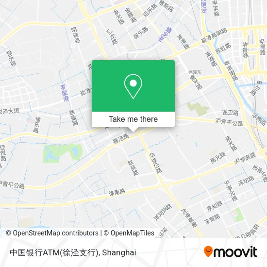 中国银行ATM(徐泾支行) map