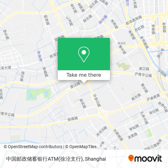 中国邮政储蓄银行ATM(徐泾支行) map