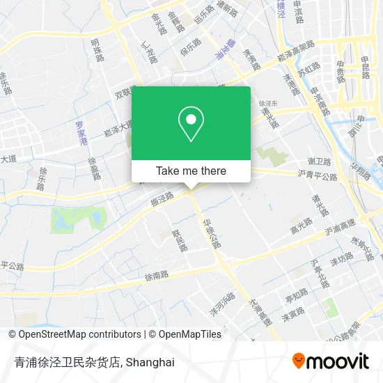 青浦徐泾卫民杂货店 map