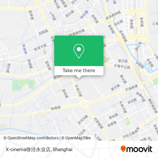 X-cinema徐泾永业店 map