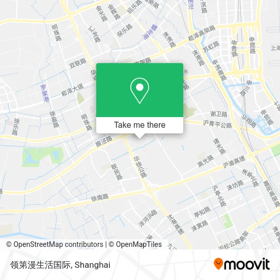 领第漫生活国际 map