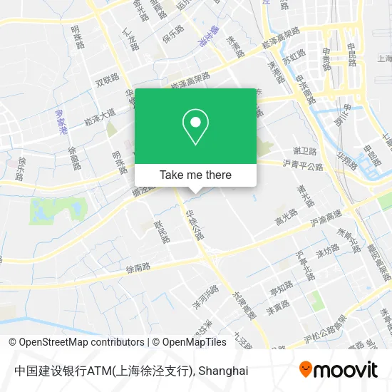 中国建设银行ATM(上海徐泾支行) map