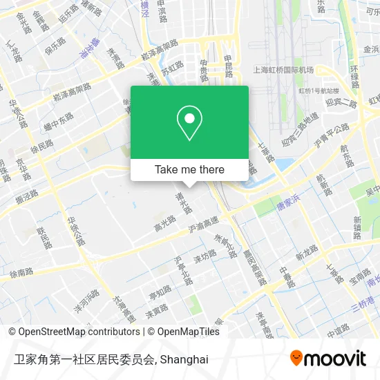 卫家角第一社区居民委员会 map