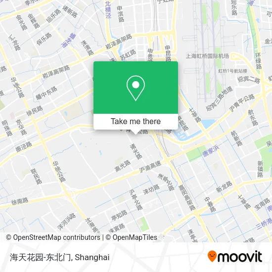 海天花园-东北门 map