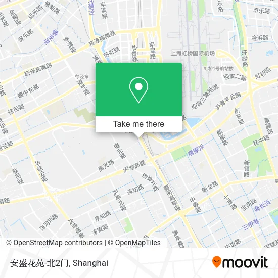 安盛花苑-北2门 map