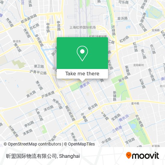 昕盟国际物流有限公司 map