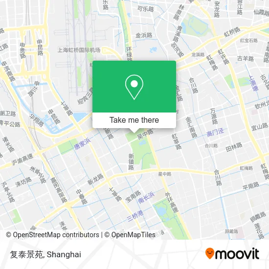 复泰景苑 map