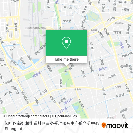 闵行区新虹桥街道社区事务受理服务中心航华分中心 map