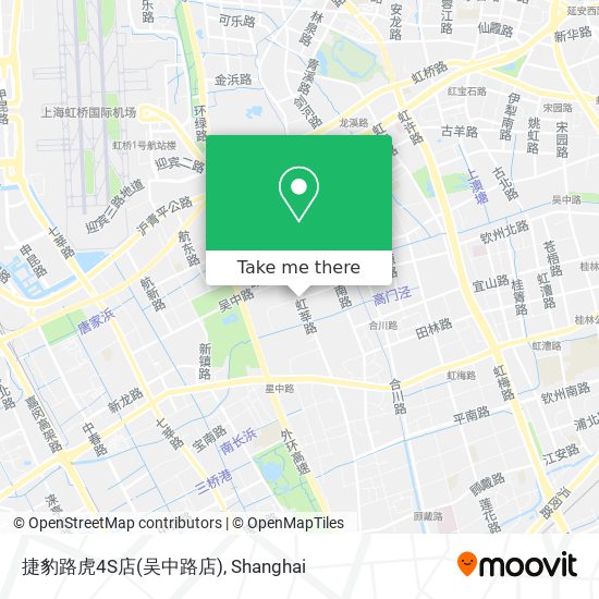 捷豹路虎4S店(吴中路店) map