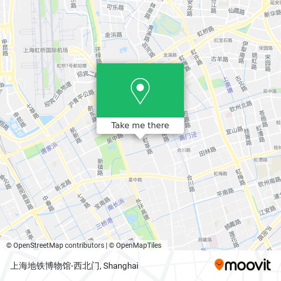 上海地铁博物馆-西北门 map