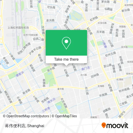 蒋伟便利店 map