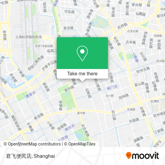 君飞便民店 map