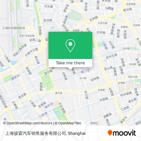 上海骏霖汽车销售服务有限公司 map