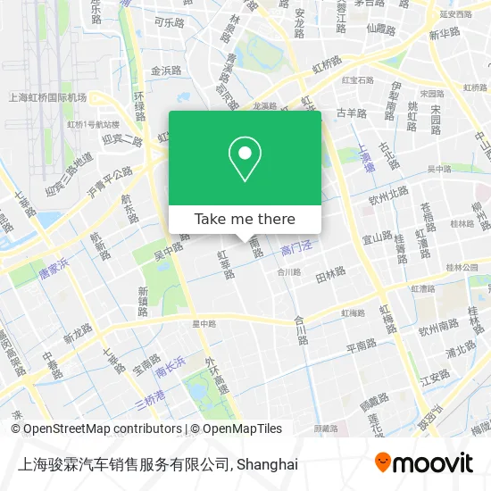 上海骏霖汽车销售服务有限公司 map