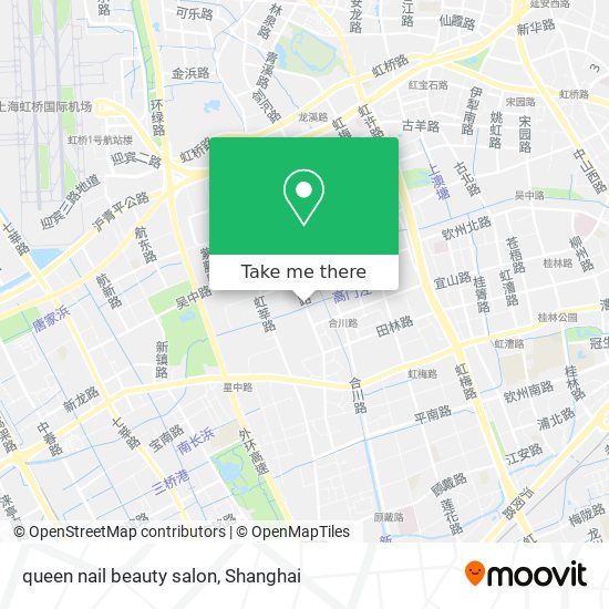 queen nail beauty salon map