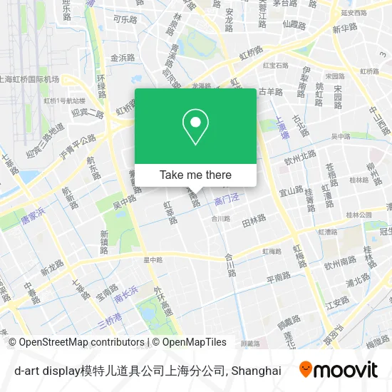 d-art display模特儿道具公司上海分公司 map