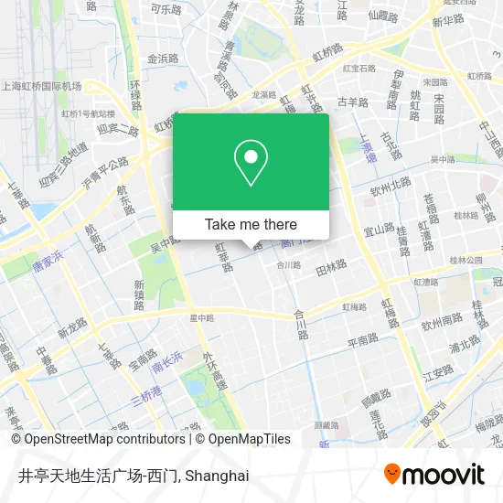 井亭天地生活广场-西门 map