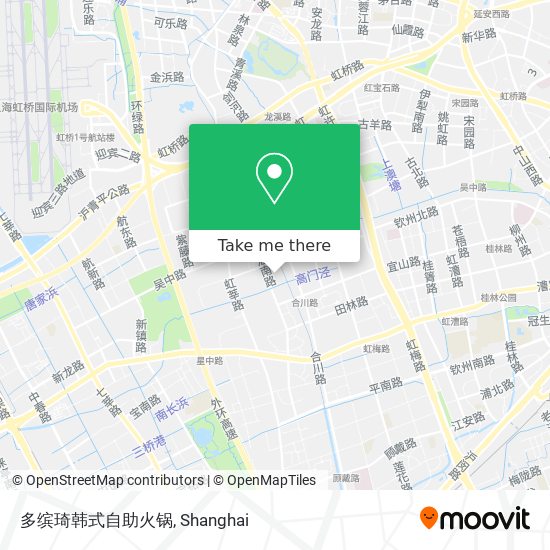 多缤琦韩式自助火锅 map