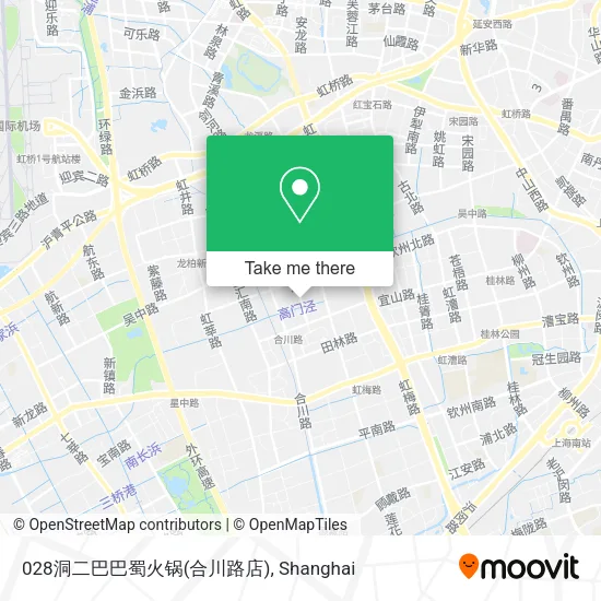 028洞二巴巴蜀火锅(合川路店) map