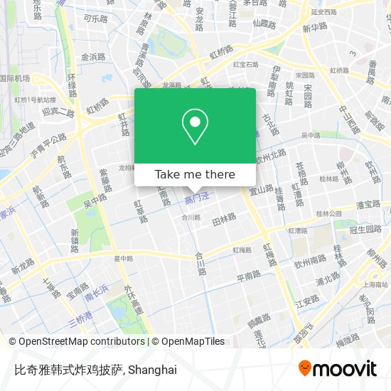 比奇雅韩式炸鸡披萨 map