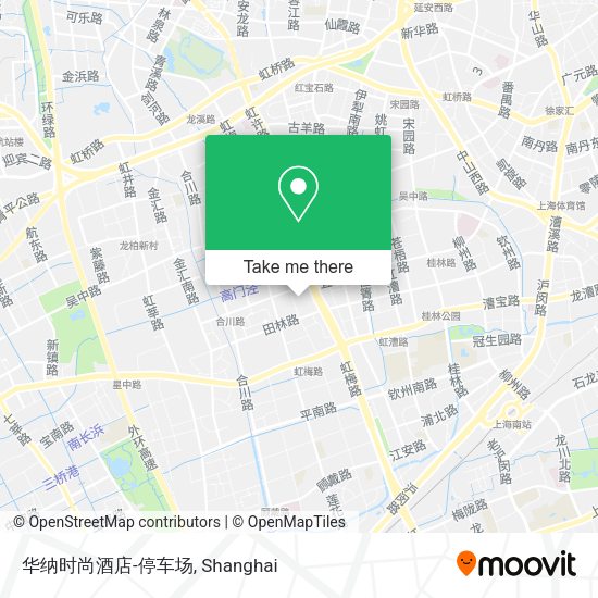 华纳时尚酒店-停车场 map