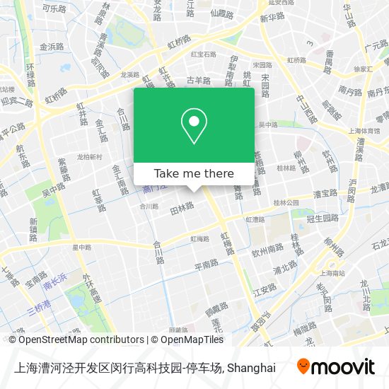 上海漕河泾开发区闵行高科技园-停车场 map