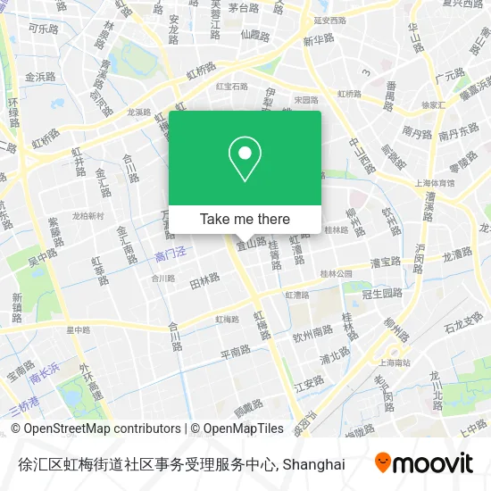 徐汇区虹梅街道社区事务受理服务中心 map