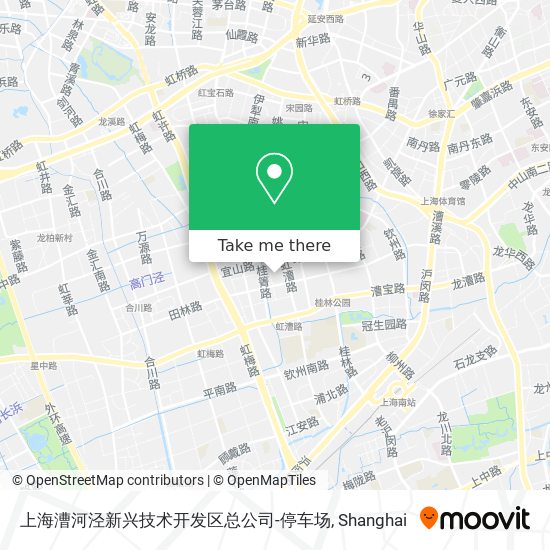 上海漕河泾新兴技术开发区总公司-停车场 map