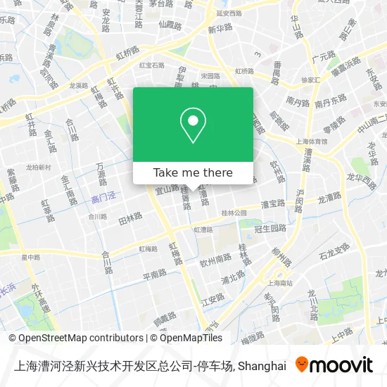 上海漕河泾新兴技术开发区总公司-停车场 map