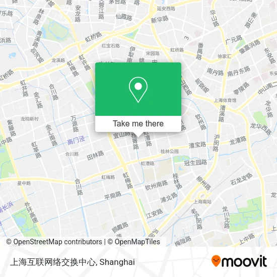 上海互联网络交换中心 map