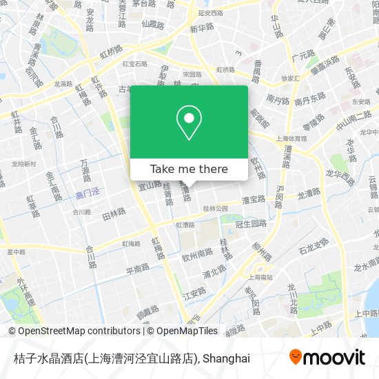 桔子水晶酒店(上海漕河泾宜山路店) map