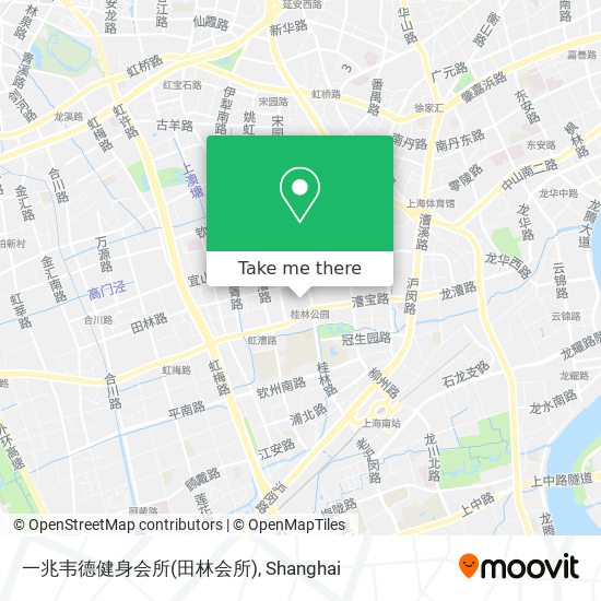 一兆韦德健身会所(田林会所) map