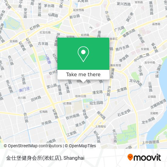 金仕堡健身会所(淞虹店) map