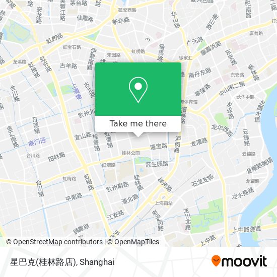 星巴克(桂林路店) map