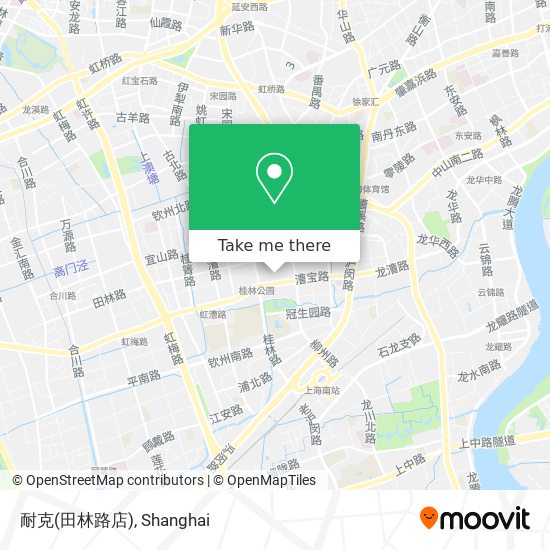 耐克(田林路店) map