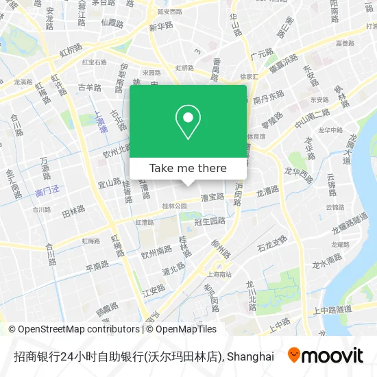 招商银行24小时自助银行(沃尔玛田林店) map