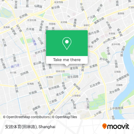 安踏体育(田林路) map
