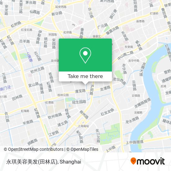 永琪美容美发(田林店) map
