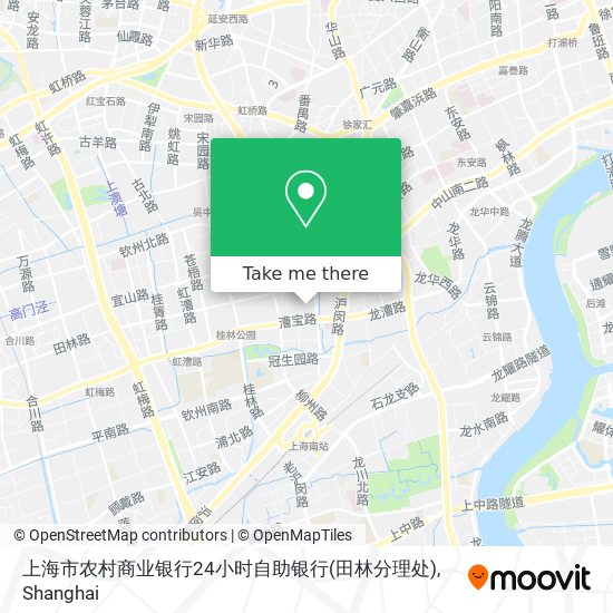 上海市农村商业银行24小时自助银行(田林分理处) map