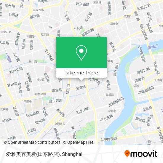 爱雅美容美发(田东路店) map