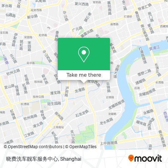 晓费洗车靓车服务中心 map