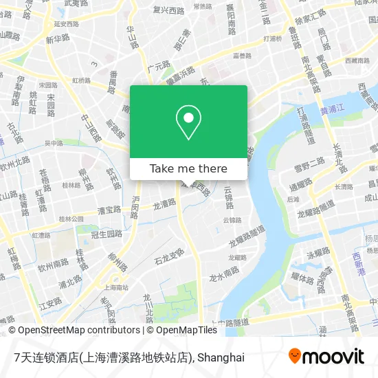 7天连锁酒店(上海漕溪路地铁站店) map