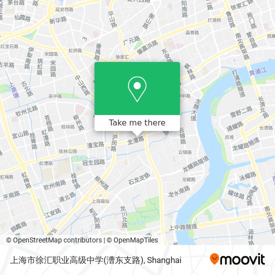 上海市徐汇职业高级中学(漕东支路) map