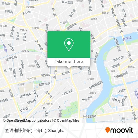 签语湘辣菜馆(上海店) map