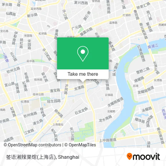 签语湘辣菜馆(上海店) map
