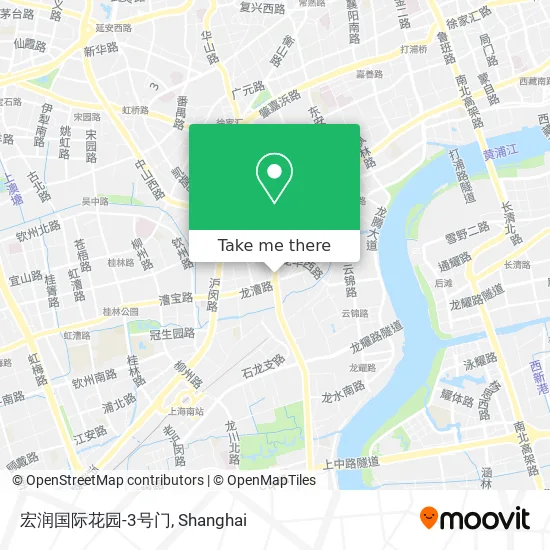 宏润国际花园-3号门 map