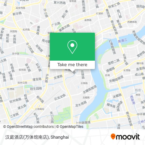 汉庭酒店(万体馆南店) map