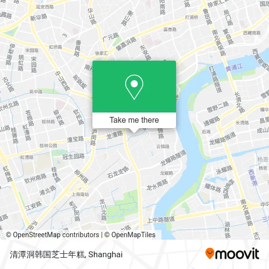 清潭洞韩国芝士年糕 map