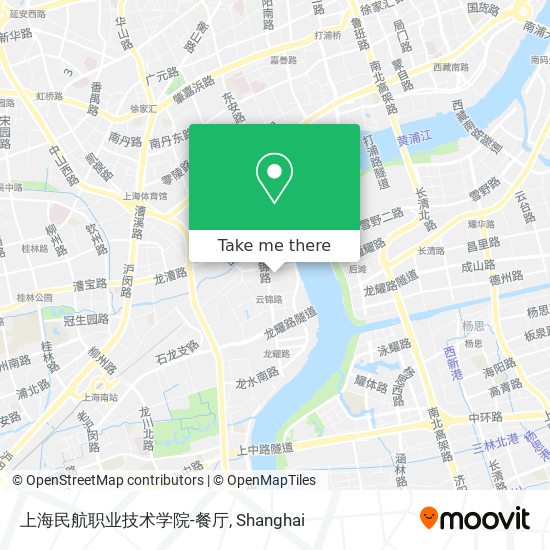 上海民航职业技术学院-餐厅 map